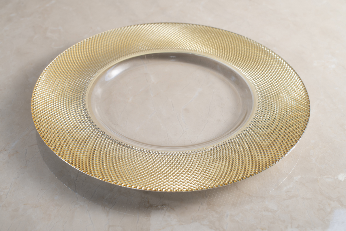 Plato hotsell base vidrio